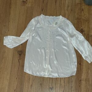 Jaclyn Smith Cream Blouse